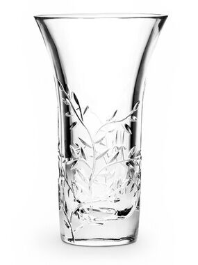 Vera Wang Wedgwood "Vera Leaf" Crystal Vase.